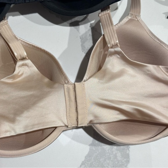 Bali 2 Elegant Black and Cream Women's Bra size 38DD - Picture 3 of 16